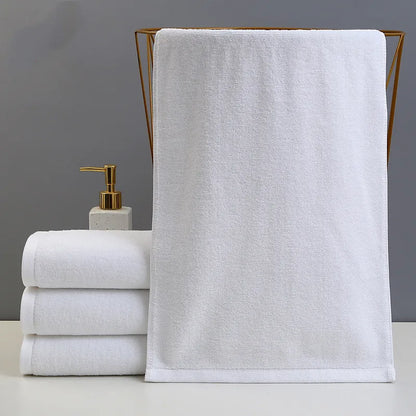 White oversized bath towel Super absorbent thick cotton bath towel Family Bath Hotel Adult bath towel Spa bath towel Beach towel