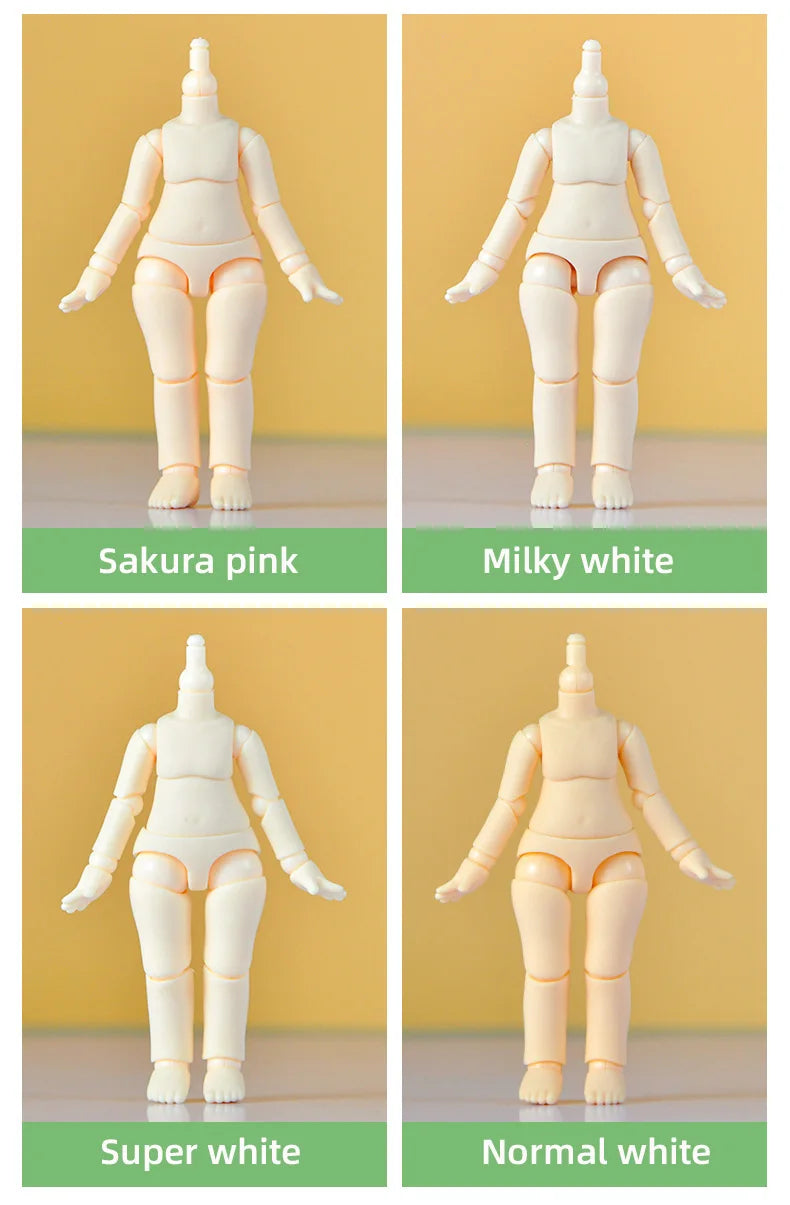 Obitsu 11 Doll Toys YMY Body Suitable for GSC Head Ob11 BJD Body Spherical Joint Doll Toy Hand Set Accessories