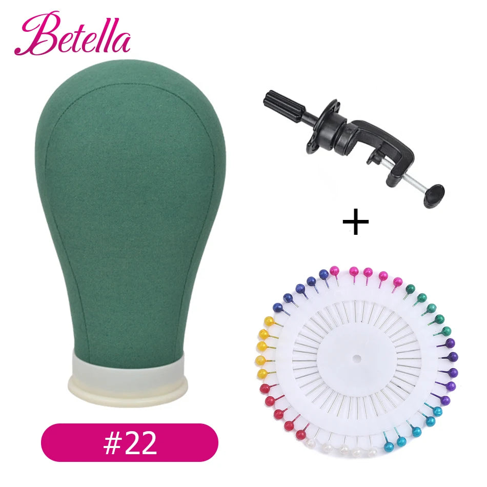 Canvas Block Head Kit Training Mannequin Wig Head Display Styling Mannequin Manikin Head Wig Stand wig head Stand