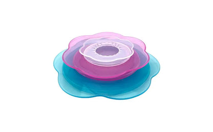 Silicone Stretch Lids Set Silicone Petal-Shaped Fresh-Keeping Bowl Lids Round Petal-Shaped Elastic Food Container Lids For