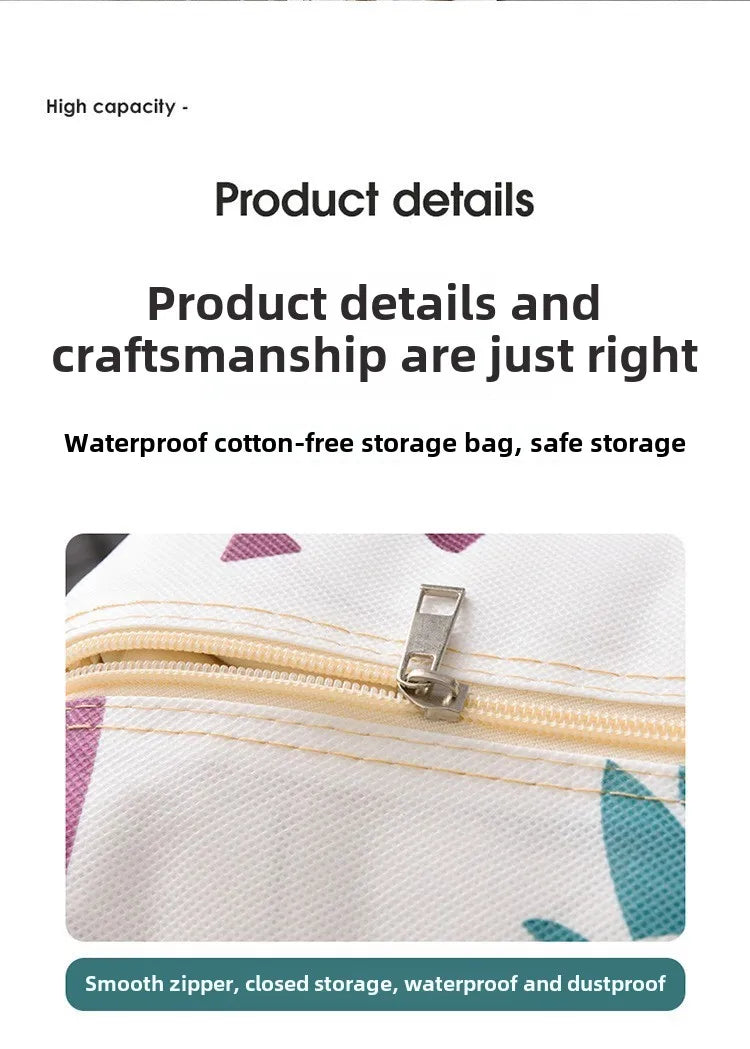 Large Capacity Multifunction Organizer Tote Bag for Clothes And Blankets Toy Storage Home Organization