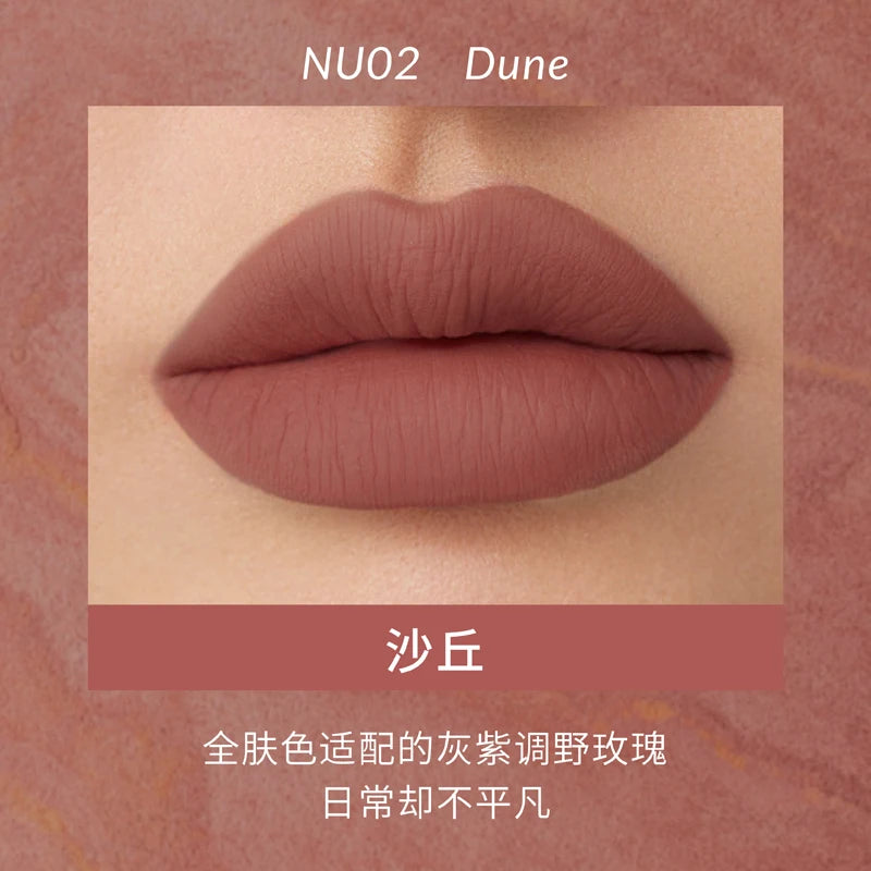 Kaleidos Lipstick Lip Cream Matte Velvet Nude Colours Lip Mud Waterproof Lip Gloss Long Lasting Lip Stain