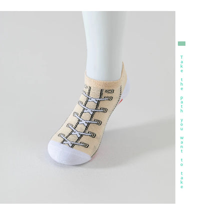 5 pairs of autumn and winter men's sports socks for summer leisure, sweat wicking, comfortable, lightweight, breathable basketba