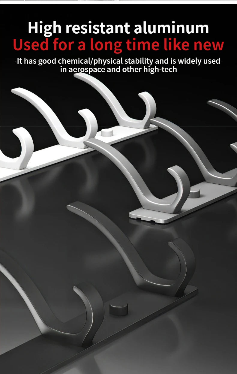 no drill Door Behind Hook Storage Wall Hanging Clothes Hanger Coat Hook Punch-free Hanger Bedroom Organizer Storage Kitchen Acce