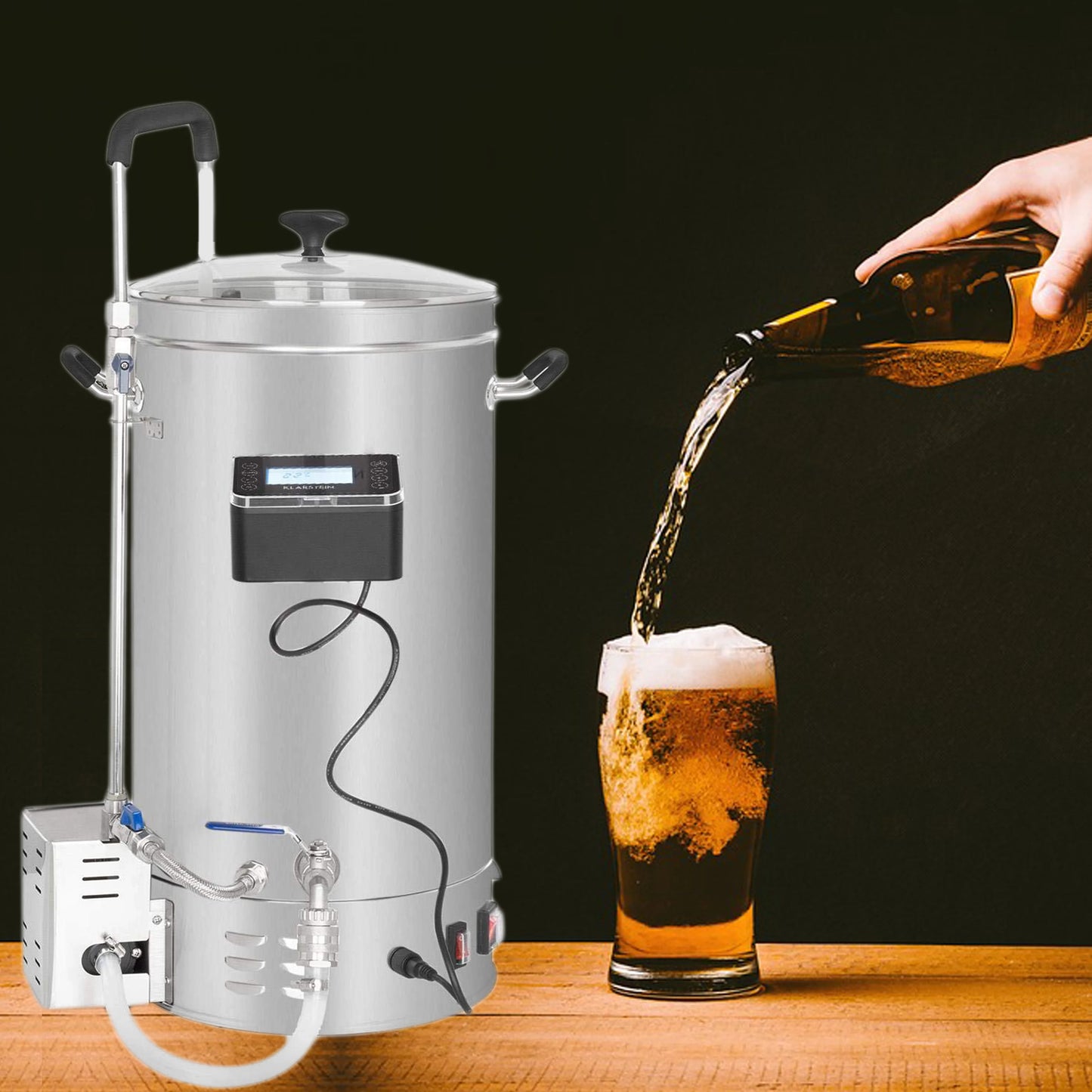 2025 Beer Brewing Equipment Electric Mash Tun Micro Brewery Craft Beer Machine Homebrew