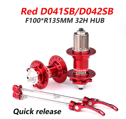 NOVATEC Mountain Bike Hub D041SB D042SB 32/36 Holes Mtb Bushing for 8/9/10/11 Speed MTB Disc Brake Hub  Mtb Hubs 32H mtb hubs