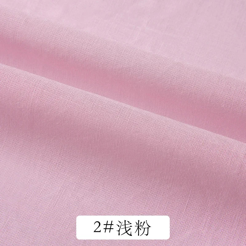 Cotton Summer Solid Color Clothing Lining Cloth White Cotton Dress Mesh Cotton Clothes Lining Fabric
