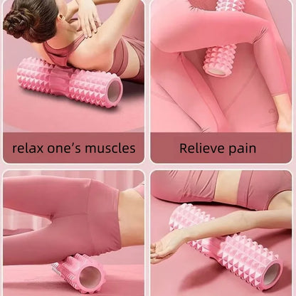 Solid Foam Roller Yoga Mat Muscle Fascia Relaxation  Massage Stick for Fitness And Stretching