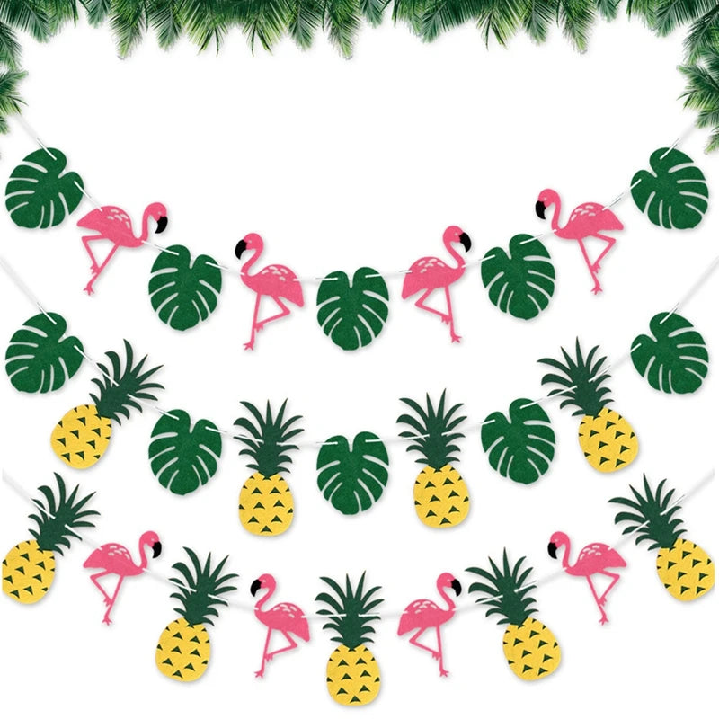 Hawaii Party Luau Flamingo Party Pink Flamingos Decor Pineapple Summer Wedding Party Birthday Girl Hawaiian Party Decor Tropical
