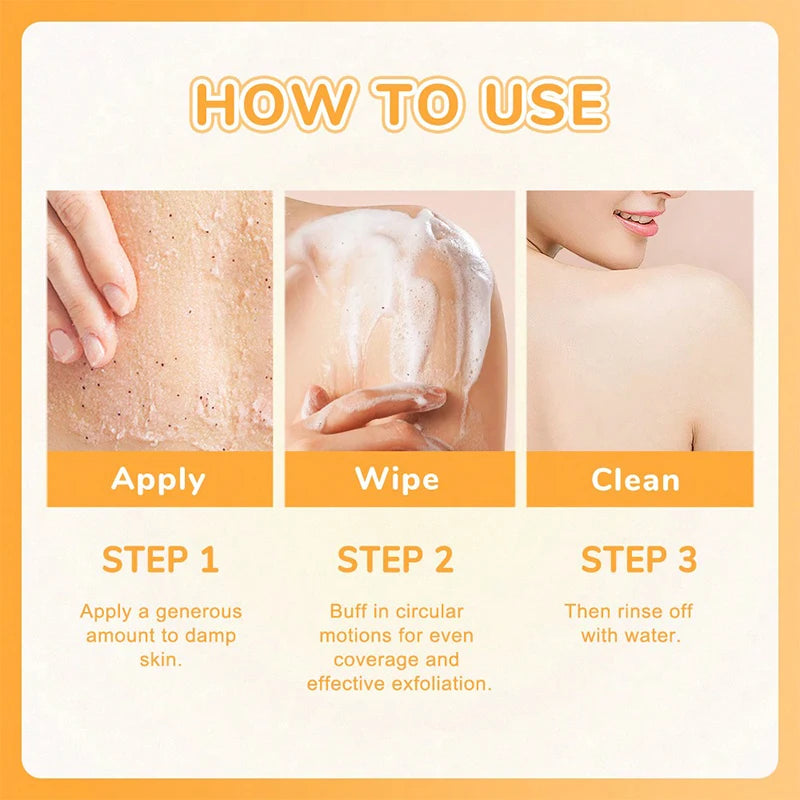 Koec Cocount 3 Counts Body Care Set-body Scrub+body Juice Oil+body Milk Mist Moisturizing Body Care Scrub Whitening Body Lotion