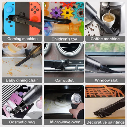 15000Pa Car Wireless Vacuum Cleaner Portable Strong Suction Home Cleaning Equipment Handheld Dust Collector Mini Car Dust Blower