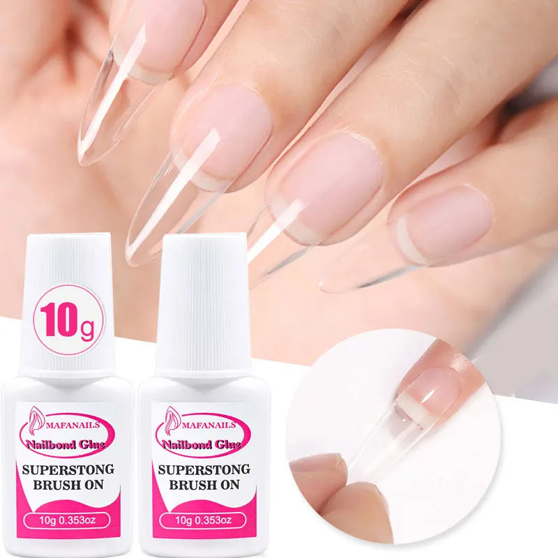 1/5/10pcs Super Strong Nail Bond Glue Acrylic Tips & Rhinestone Professional Nail Glue 2g/3g/7g/10g Fast Dry Long Lasting Glue