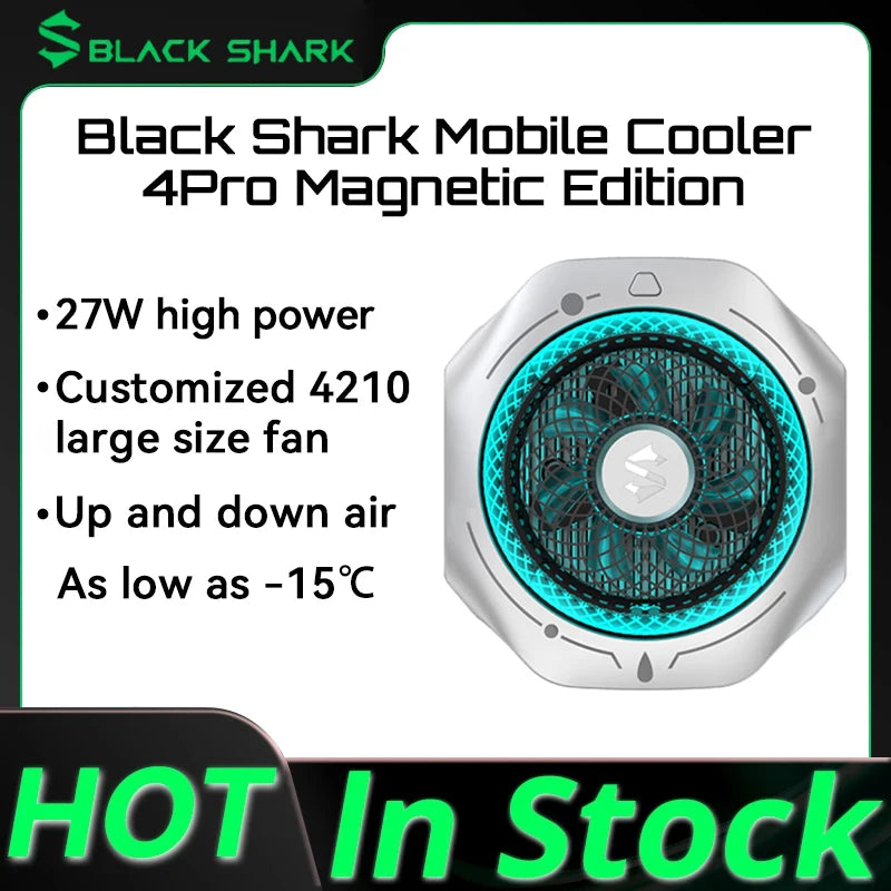 Original Black Shark Cooler 4 3 Pro 4Pro Smart FunCooler For xiaomi black shark nubia lenovo phone