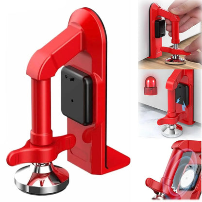 Portable Alarm Door Stopper Portable Door Lock Travel Anti Theft Door Blocker Door Stoppers Security No Drill Safety Door Stoppe