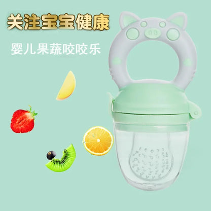 Silicone Fresh Food Nipple Baby Feeder Kids boy girl Fruit Nipples Feeding Safe Infant Baby Supplies Nipple soother Bottles