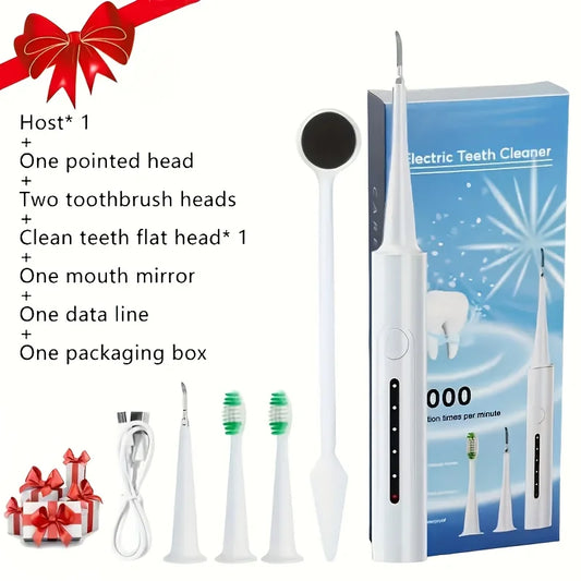 Electric Teeth Whitening Dental Calculus Scaler Plaque Coffee Stain Tartar Removal High Frequency Sonic Toothbrush Teeth Cleaner