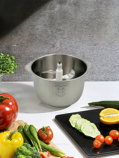 Multi-Function Stainless Steel Blender for Meat Fruits Veggies Food processors Five-speed Kitchen Electric Meat Grinder