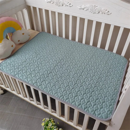 High Quality Portable Diaper Pads Washable Foldable Crib Pad Waterproof 5 Layers Menstrual Pads