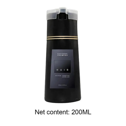 200ML Hair Coloring Shampoo Dye Shampoo For Covering Gray White Shampoo Black Brown Purple Hair Colouring Shampoo Hair Care