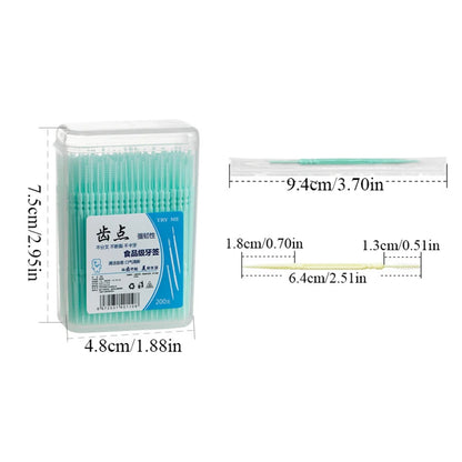 200Pcs Dental Floss Water Pick Dental Dentistry Beauty Health Dental Products Tooth Pick Interdental Brushes Dental Supplies