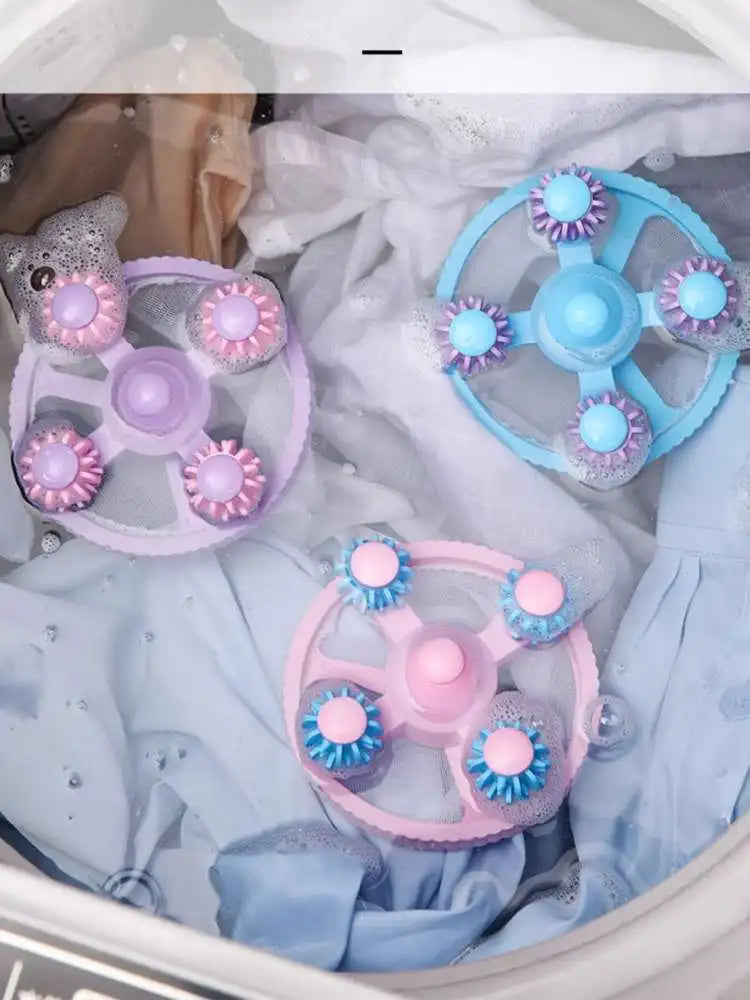 Washing Machine Filter Bag Reusable Net Laundry Ball Floating Lint Hair Catcher Pet Hair Remove Dirt Collection Dedusting Roller