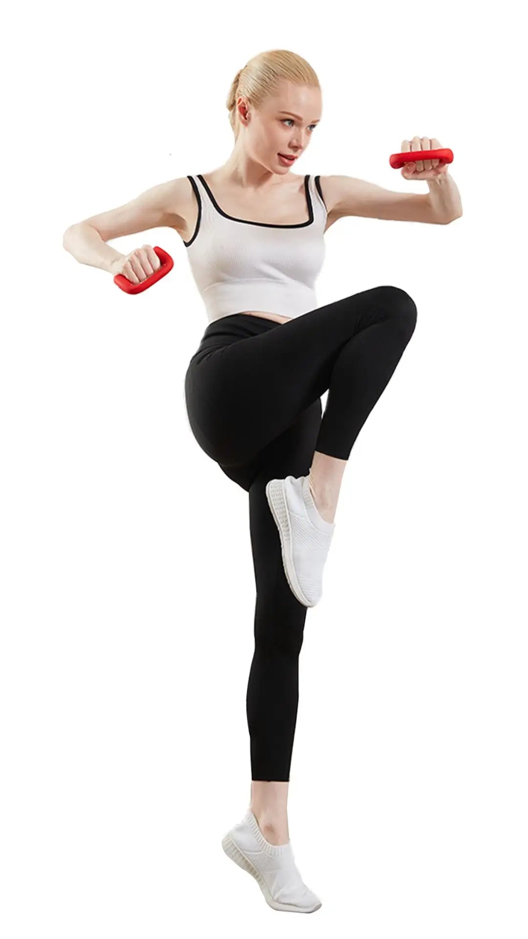 0.5/1/1.5/2kg Boxing Dumbbell 1Pc Portable Wrist Muscle Training D-shape Dumbbell Yoga Fitness Weight Bearing Sports Equipments