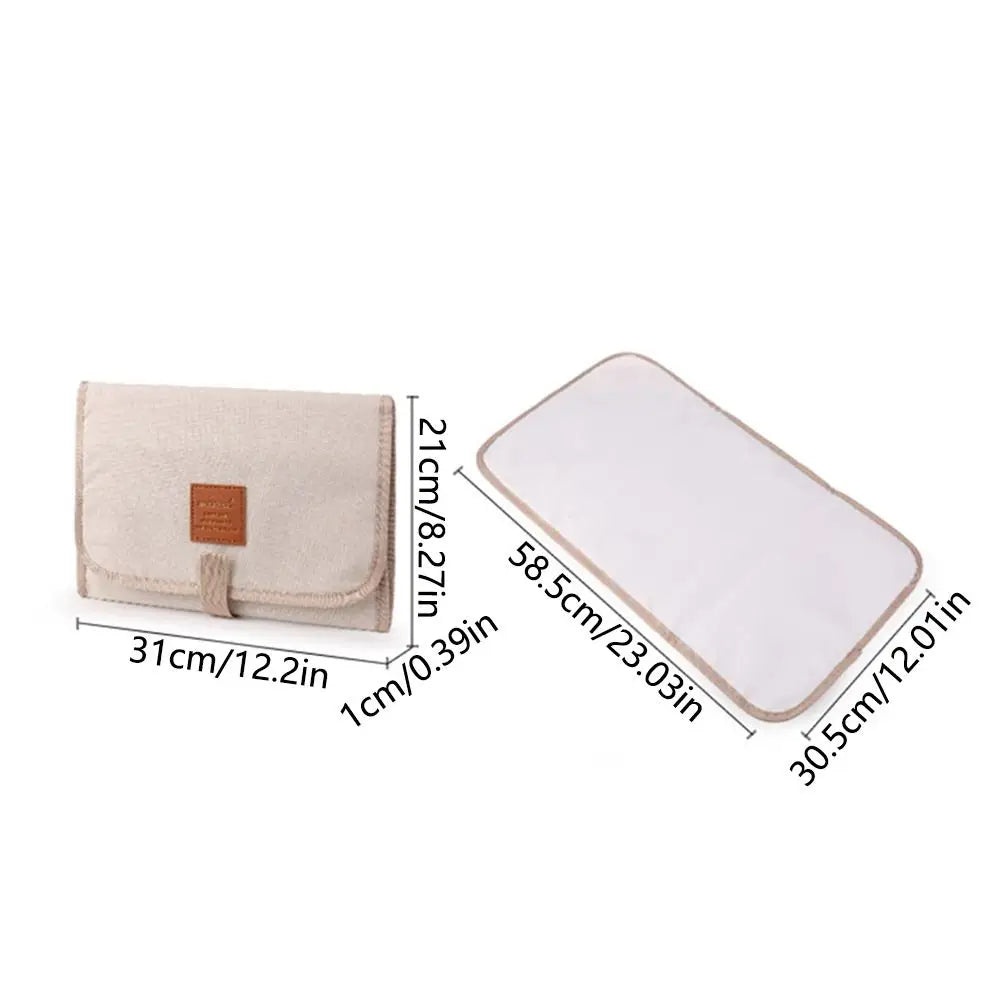 Waterproof Newborn Diaper Changing Pad Foldable Quick Change Newborn Diaper Changer Portable Easy To Clean Baby Diaper Sheet