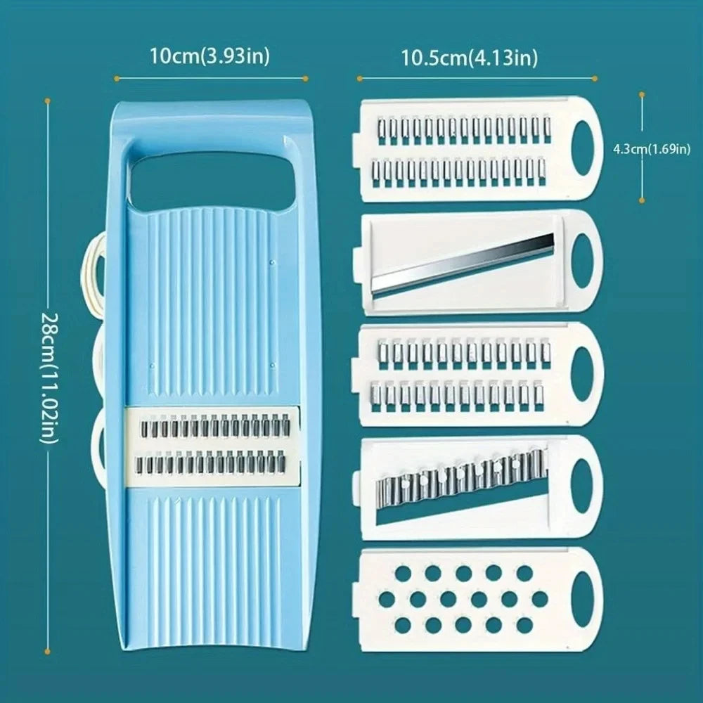 Vegetable Fruit Slicer Multifunctional Manual Food Grater Cutter Potato Household Chopper Kitchen Veggie Dicer Gadgets