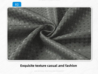 Plain Waffle Waterproof and Mildew-proof Polyester Shower Curtain, Bathroom Curtain, Bathroom Partition Curtain, Shower Curtain