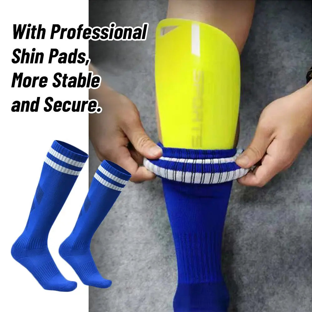 1 Pair Sports Football Socks Non-slip Grip Football Socks Children Outdoor Running Fitness Socks