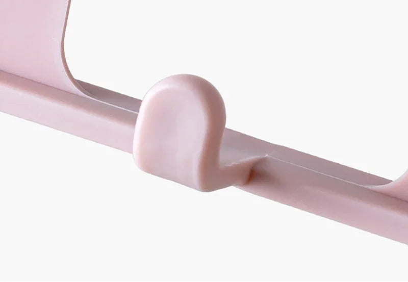 3/6Pcs Pants Skirts Non-slip Clips Hanger Wardrobe Attachable Clothes Organizer Household Space-saving Trousers Drying Racks