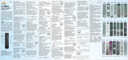 UNIVERSAL SMART TV Remote Controller for SASSIN SINGER SONAR SUPRA SANSUI SUPER GENERAL STAR-X STARIFE STARLIFE  STAR