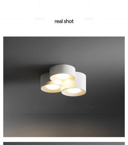 LED Ceiling Mounted Lights for Living Room Bedroom Hallway Corridor Modern Nordic Cylinder Minimalism Indoor Home Decoration