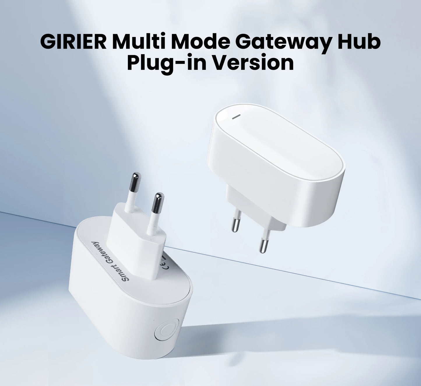 GIRIER Tuya ZigBee Gateway Hub Plug-in Type Multi-mode ZigBee Gateway Bridge Bluetooth Mesh Hub Supports Smart Home Automation