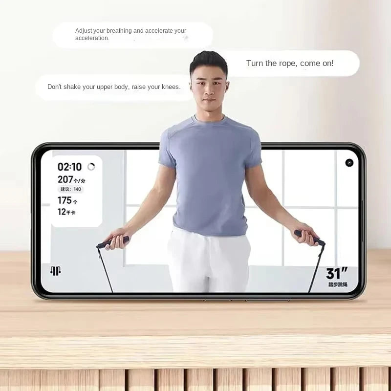 Xiaomi Mijia Smart Skipping Jump Rope XMSR-P803 Counter With Fit App Adjustable Calorie Calculation Sport Fitness Professional