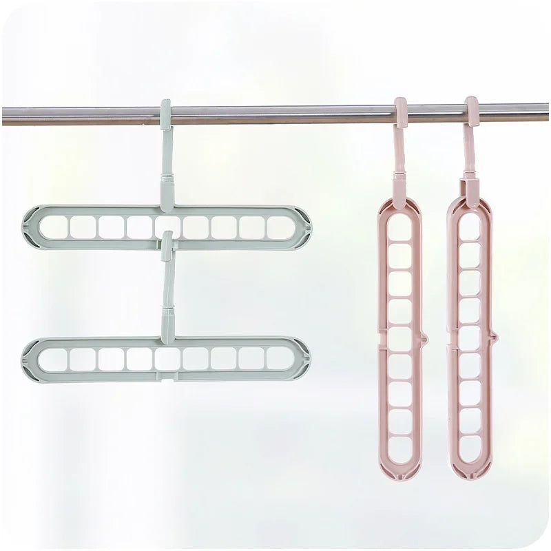 Multifunctional Pants Hanger Clothes Organizer Adjustable Pant Storage Rack Closet Organizer Trouser Hanger Home Organization