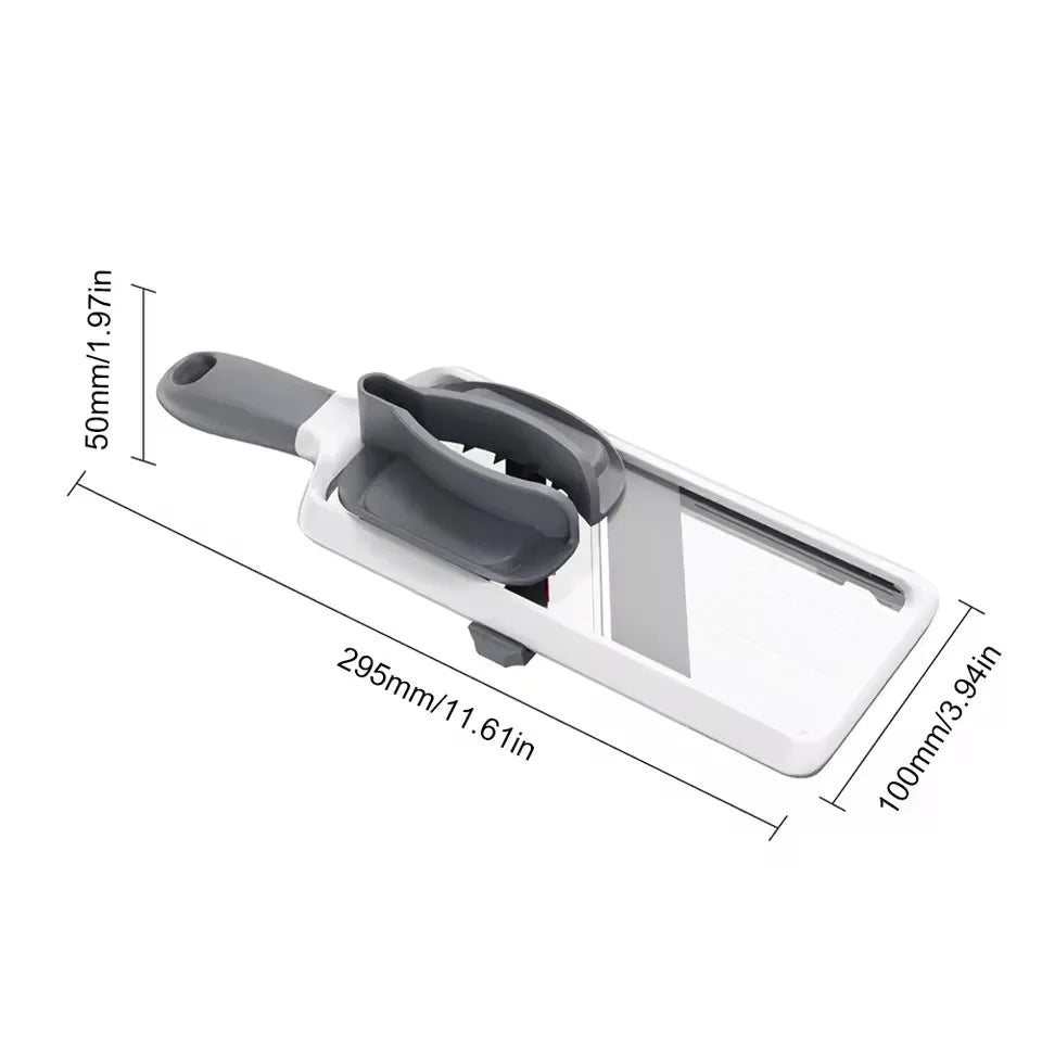 Safe Mandoline Food Slicer Easy To Clean Mandolin French Fry Cutter Adjustable Thickness for Speedy Slicing of Fruits Vegetables