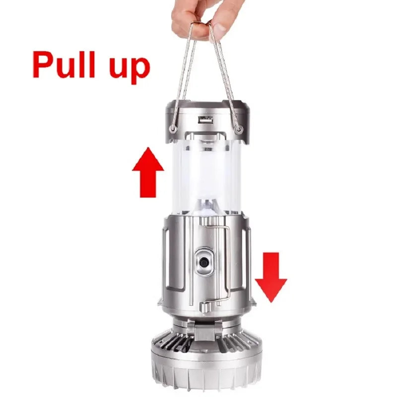 Camping, outdoor charging, horse light, solar fan, multifunctional emergency light, hanging lantern, emergency tent