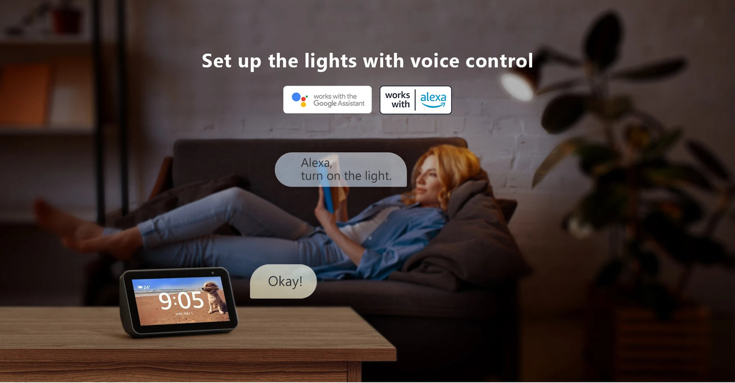 Imou B5（E26/E27）B22 Smart Light Bulb Control Lamp Base Dimmable Light Led Lamp Bombilla Colorful Changing 9W Function color