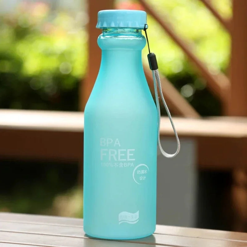 New 500ML Sport Water Bottle Anti-drop Hydro Flask for Children BPA-Free Leakproof Drinking Bottles Outdoor Travel Drinking Cups