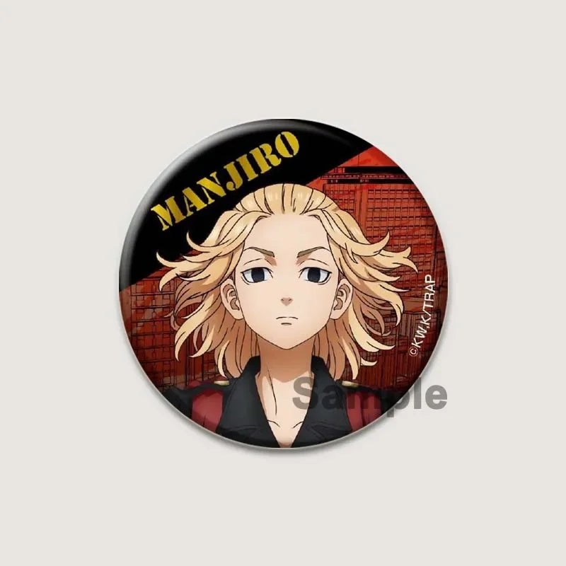 Fashion Accessories Anime Tokyo Revengers Brooches Backpack Clothes Accessories Decor Lapel Pin Badge for Fan's Collection Gift