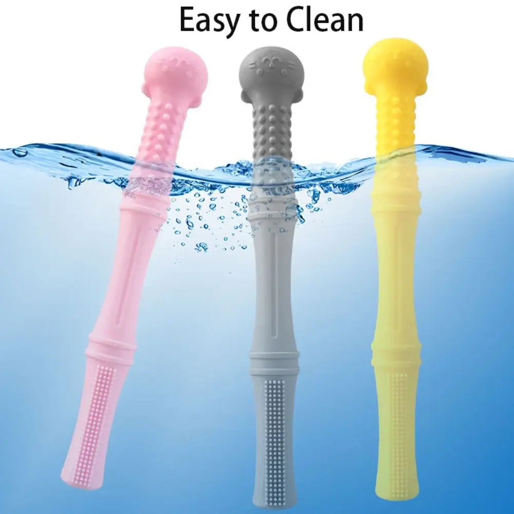 High Quality Silicone Baby Teether Soft Safe Baby Molars No Deformation Food Grade Chewing Toys