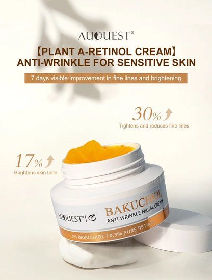 Bakuchiol Natural Retinol Alternative Cream For Face Minimize Wrinkles Retinol & Vitamin Face Cream Skin Firming Skin Care