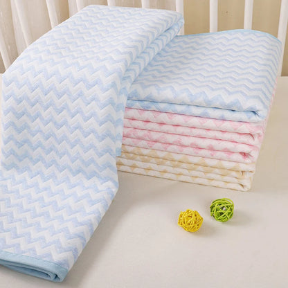 Reusable Infant Change Pad Baby Waterproof Crib Changing Mat Urine Sheet Cotton Diaper Cover Washable Newborn Bed Nappy Mattress