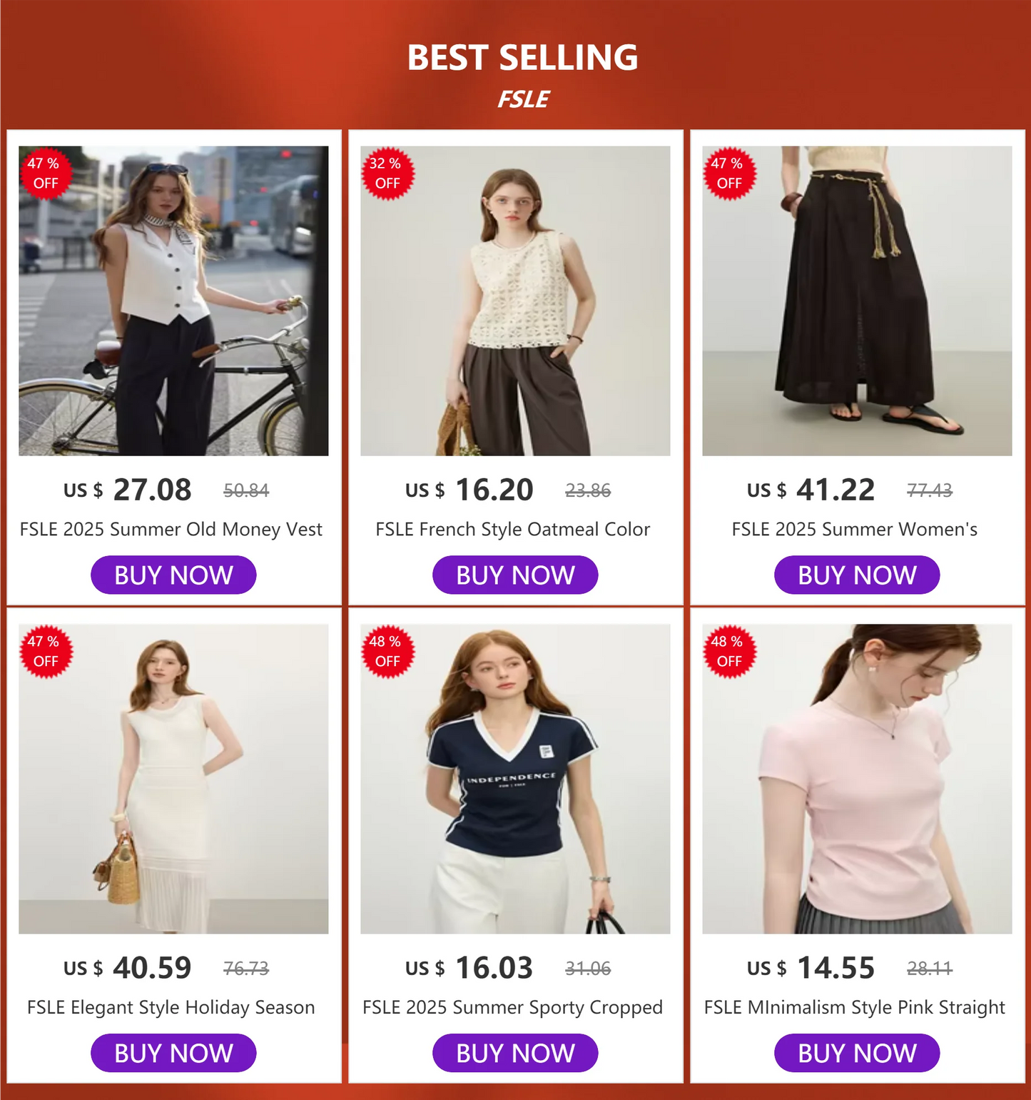 FSLE【Premium Series】2025 Summer Women's Textured Sleeveless Blouse - Crinkle Weave & Relaxed Fit with Artisan Detailing