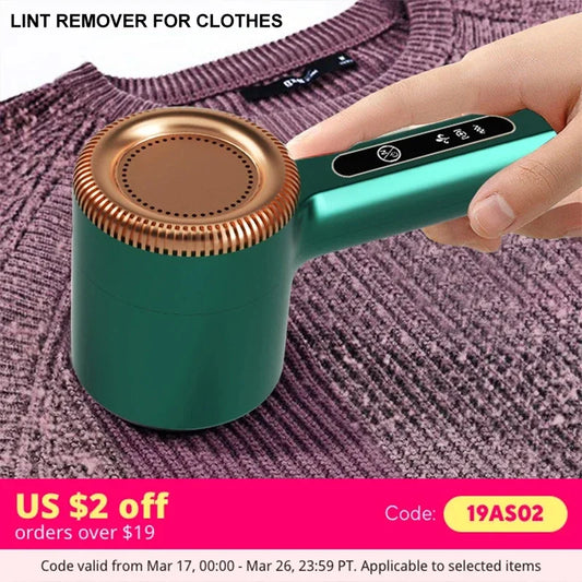 1PCS Lint Remover For Clothes Usb Electric Rechargeable Hair Ball Trimmer Fuzz Clothes Sweater Shaver Reels Removal Device