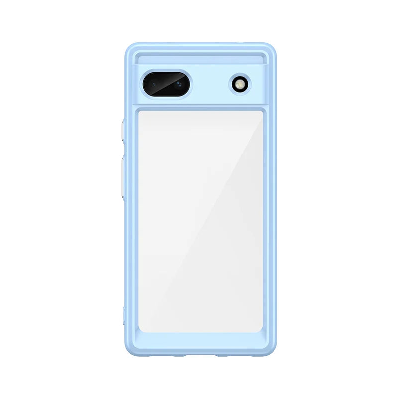 For Google Pixel 8A Case Cover Google Pixel 8A 7 8 Pro 7A 6A Capas New Back Shockproof Transparent Colour Fundas Google Pixel 8A