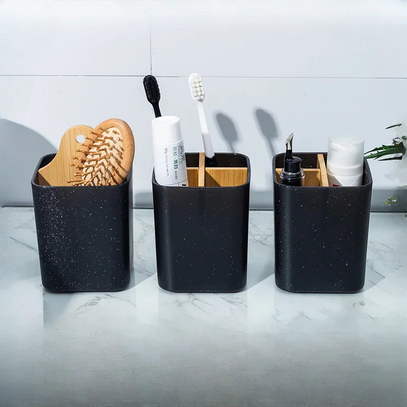 Bathroom toothbrush holder Plastic storage box Bathroom accessories bathroom accessories  brush holder  toothbrush holder