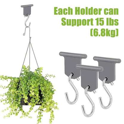 8Pcs Sturdy Awning Hooks for RV S Shaped Camping Awning Hooks Metal Party Light Hangers Hats Outdoor Camper Hanging Accessories