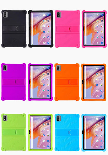 For CHUWI Hi10 XPro 2023 10.1" Tablet Shockproof Cover Tablet Kids Soft Android 13 Tablet Silicon Stand Protective Shell